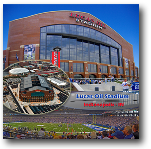 Lucas Oil Stadium Print - Home of the Indianapolis Colts